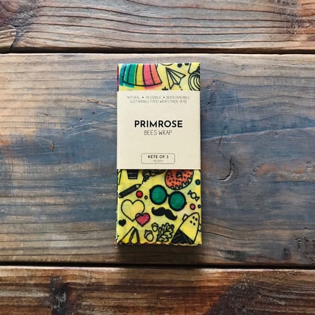 【PRIMROSE&Co】BEES WRAP MEDIUM 3 PACK マヌカ ミツロウラップ ミディアムパック 3枚
