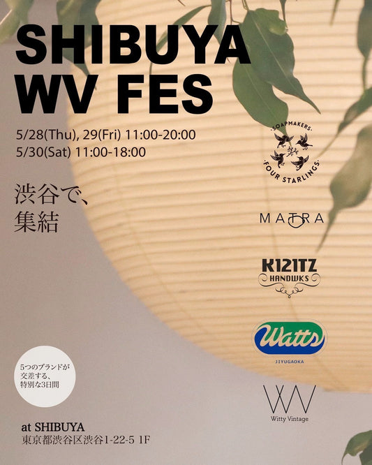 【POPUP】5/28-5/30 at 渋谷