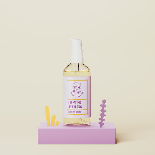 [4Starlings] Super Light Body Oil Lavender &amp; Ylang Ylang