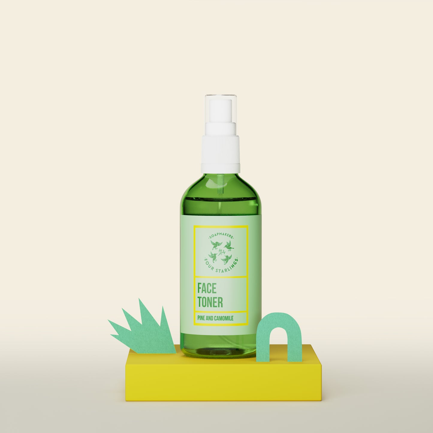 【4Starlings】フェイストーナー　パイン＆カモミール　100ml