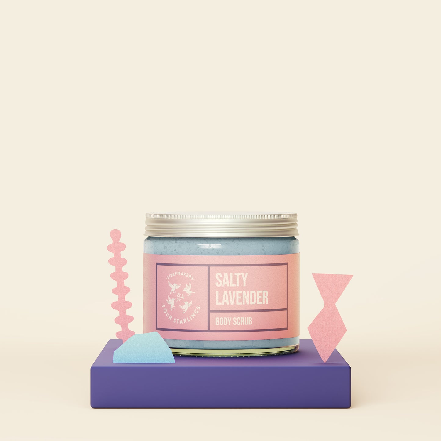 【4Starlings】ソルティラベンダー ボディスクラブ 250ml