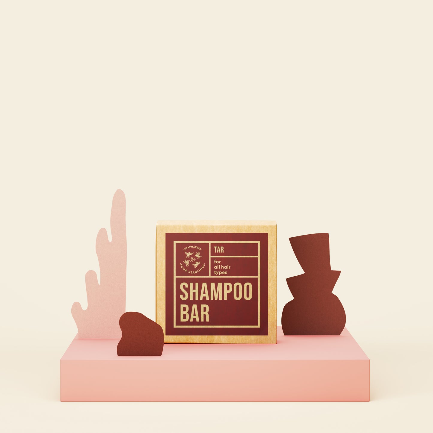 【4Starlings】バーチタール シャンプーバー 75g