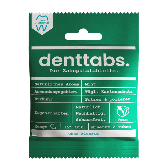 【denttabs.】デンタブス 水のいらない歯磨きタブレット ミント