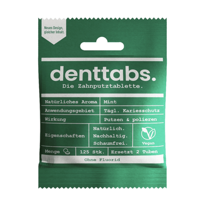 【denttabs.】デントタブ ハミガキ粉タブレット ミント