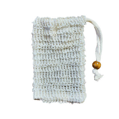 [TwoTrees] Sisal Soap Drawstring Bag