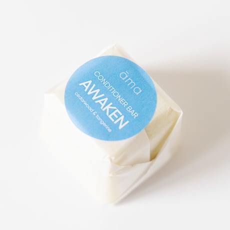 [ama] Awaken Conditioner Bar Cedarwood &amp; Tangerine