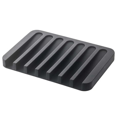 Yamazaki Flow Silicone Soap Tray, Black