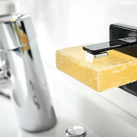 [Yamazaki] Suction Cup Soap Holder, Black