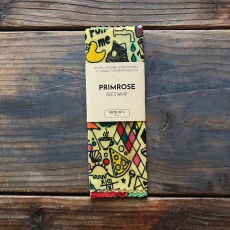 【PRIMROSE&Co】BEES WRAP SMALL 3 PACK マヌカ ミツロウラップ スモールサイズ 3枚