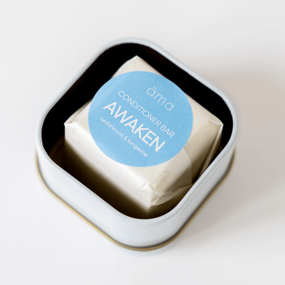 [ama] Shampoo Bar/Conditioner Bar Storage Tin Case