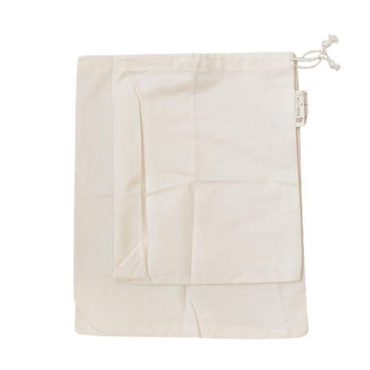 【TwoTrees】オーガニックコットン バルクフードバッグ 2枚パック