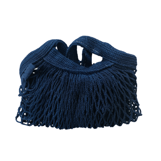 【武州中島紺屋】藍染 オーガニックコットン ネットエコバッグ