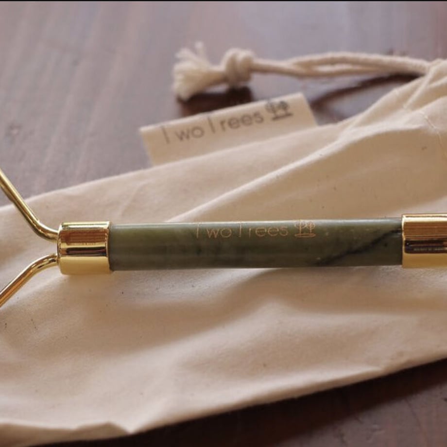 [TwoTrees] Natural Green Jade Facial Roller