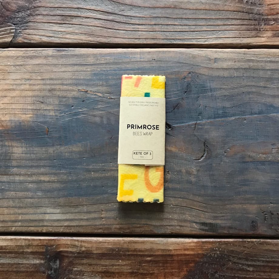 【PRIMROSE&Co】マヌカハニーのミツロウラップ ミニサイズ 3枚