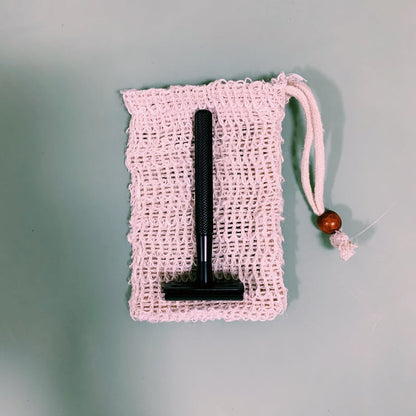 [TwoTrees] Sisal Soap Drawstring Bag