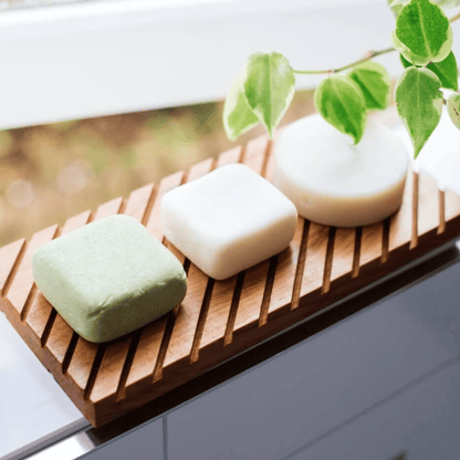 [little bit daily] Large Soap Keeper with Upcycled Rim