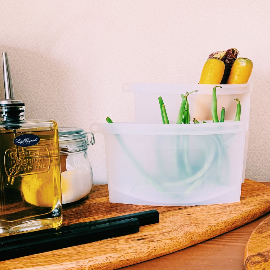 【TwoTrees】リユーザブル シリコン ストックバッグ