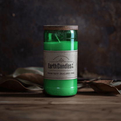 【Earth Candles Co.】ソイキャンドル アップサイクルボトル