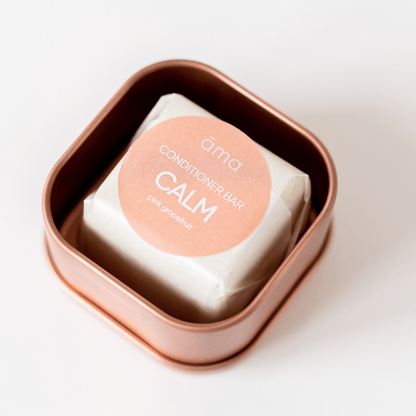 [ama] Shampoo Bar/Conditioner Bar Storage Tin Case