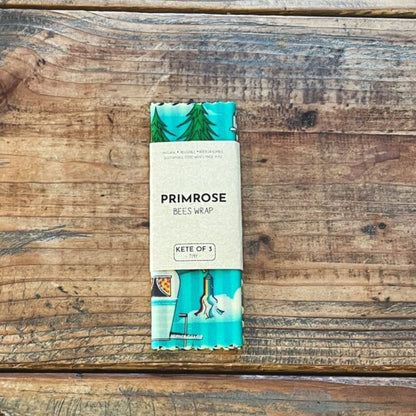 【PRIMROSE&Co】マヌカハニーのミツロウラップ ミニサイズ 3枚
